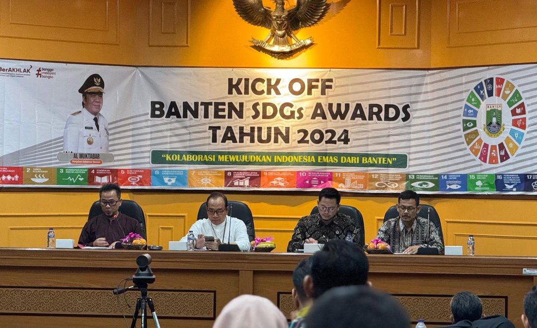 Kick Off Banten SDGs Awards 2024: Pembangunan Berkelanjutan Perlu Sinergi Kuat Seluruh Stakeholder